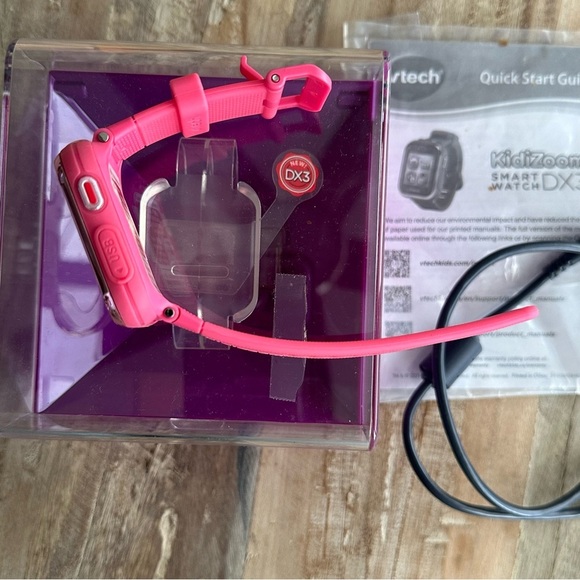 Vtech Kidizoom Smart Watch DX3 Pink Excellent Used Condition - Picture 5 of 8